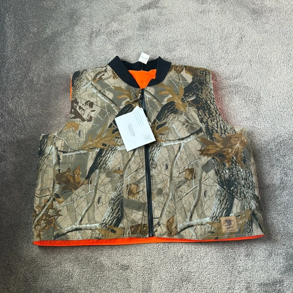 Bob Allen Realtree Hardwoods Camouflage Hunting Reversible Vest SIZE 2XL